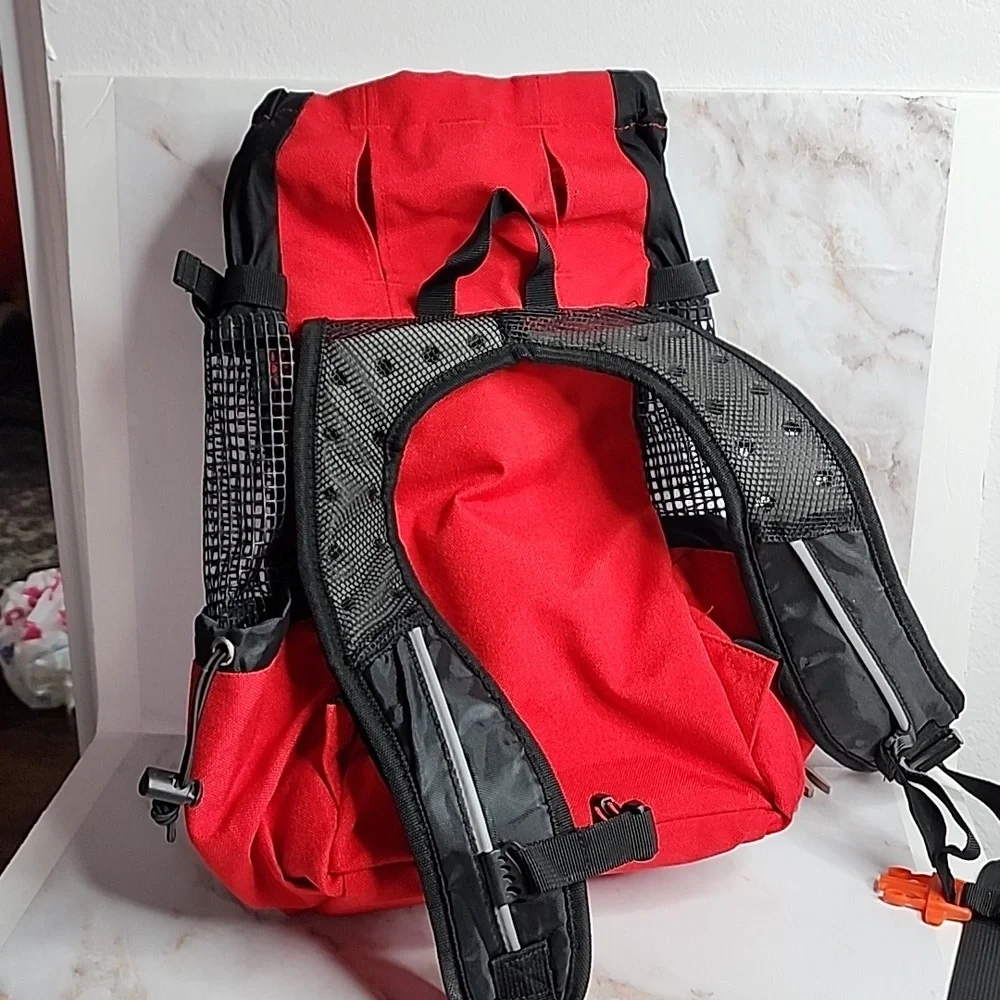 K9 Sport Sack Air Forward Facing Backpack Red Dog Carrier, small medium …